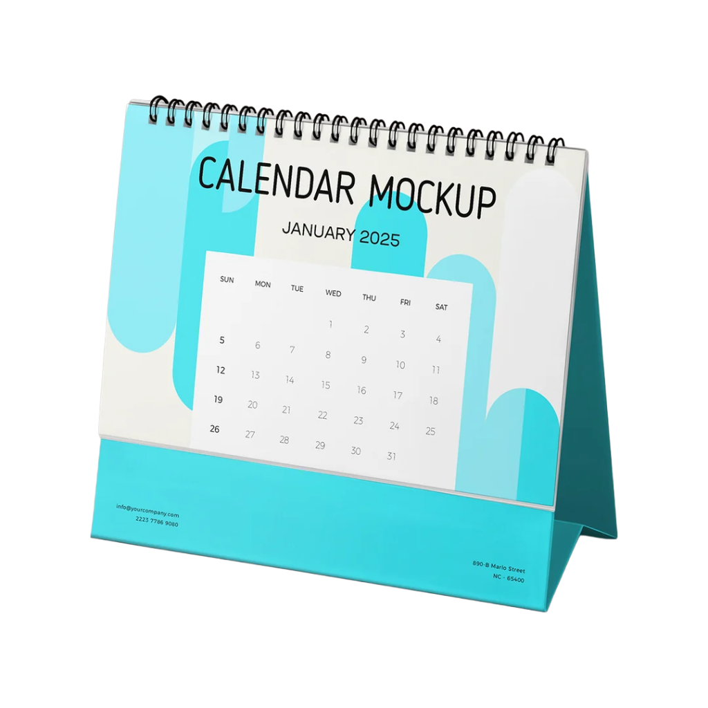 Mockup Calendrier